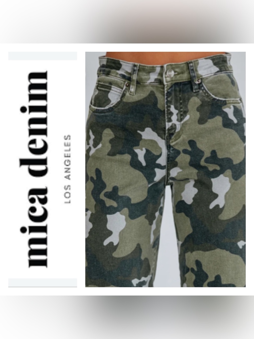Ashton Mica Jeans high rise wide crop